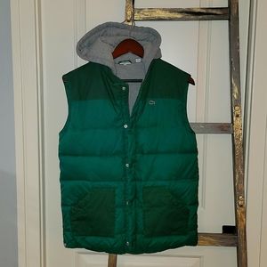 Lacoste, boys sz 16, green vest